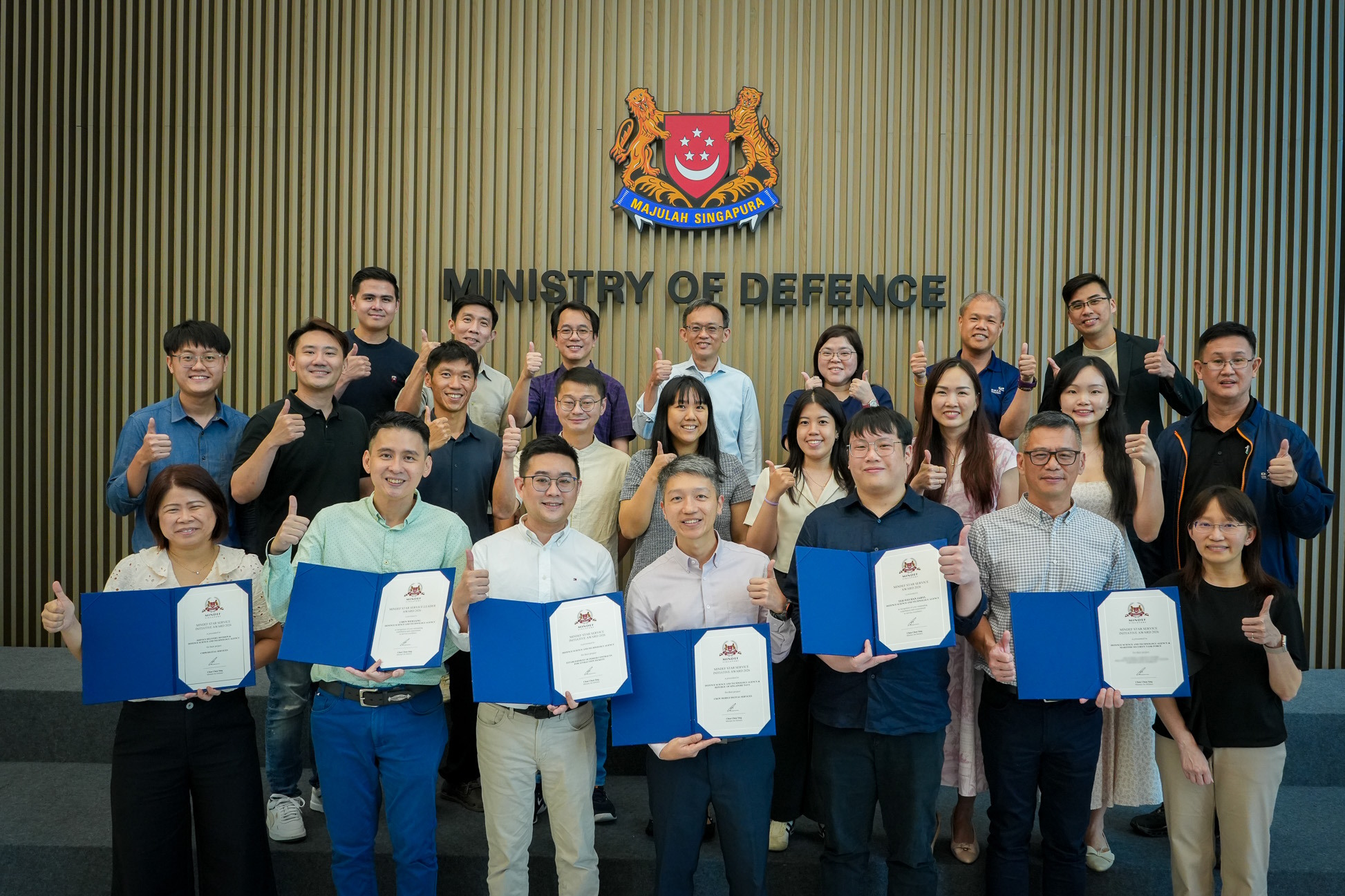 Recognition for Service Excellence through the MINDEF Star Service Awards 2026